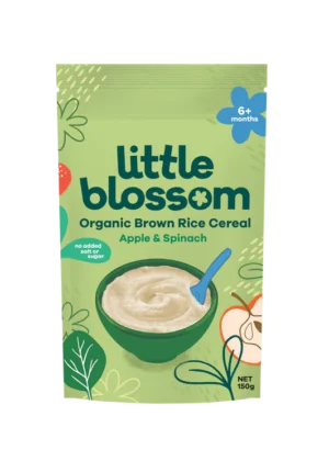 Organic Brown Rice Cereal | Apple & Spinach