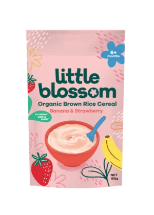 Organic Brown Rice Cereal | Banana & Strawberry