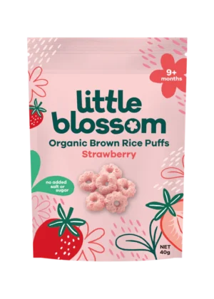 Organic Brown Rice Puffs | Strawberry