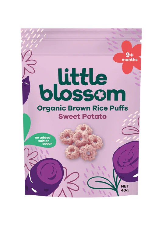 Organic Brown Rice Puffs | Sweet Potato